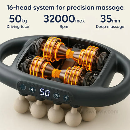 Massage Gun with Light Therapy